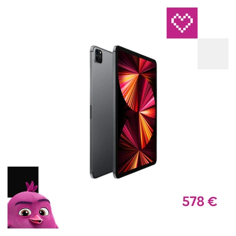 Apple iPad Pro 11" 256 GB Wi-Fi + Cellular vesmírne šedý (2021) (Kategória A)