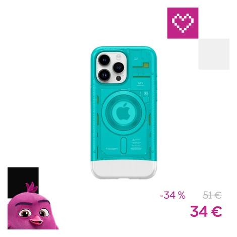 Spigen Classic C1 MagFit kryt iPhone 15 Pro modrý