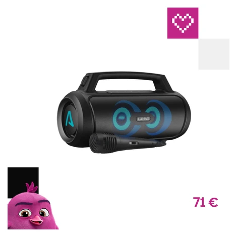 LAMAX PartyGo1 Play prenosný reproduktor