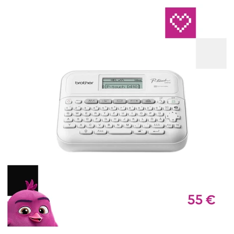 Brother PT-D410 tlačiareň štítkov (záruka na 3 roky po registrácii)