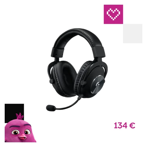 Logitech G Pro X LIGHTSPEED bezdrôtové herné slúchadlá