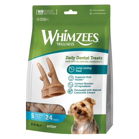 WHIMZEES parohy dentálna mašrkta pre psov S (7-12 kg) 24 ks