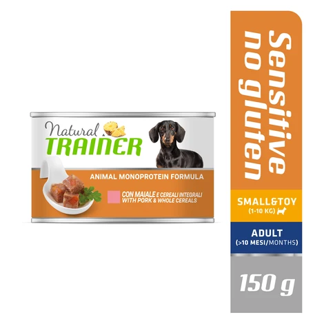 Konzerva Natural Trainer SENSITIVE Adult S&T bravčové 150 g LT
