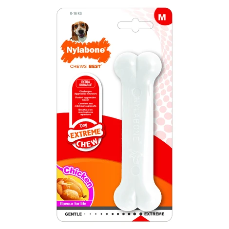 Nylabone Hračka NYLAB Extreme Chew Chicken M