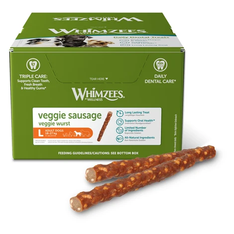 WHIMZEES Dental párok Veggie L 60 g Balenie: 50 ks