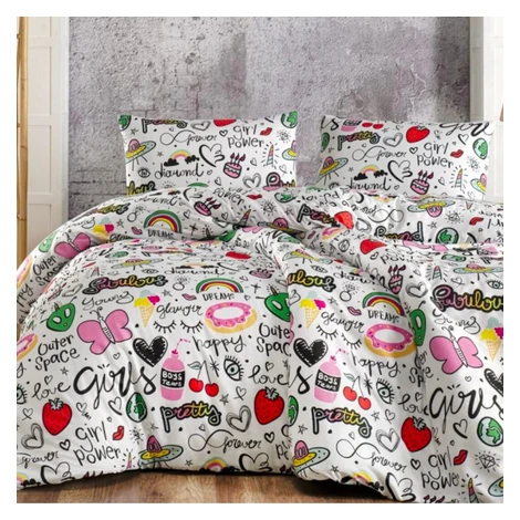 Obliečky bavlnené Diamond  200x140cm+90x70cm TiaHome