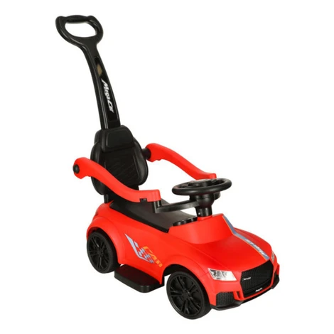 Odrážadlo- auto 3v1 so zvukom, svetlami- červené