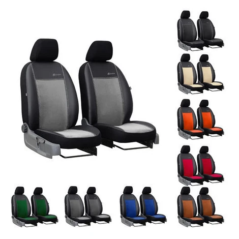 Poťahy pre RENAULT TRAFIC 1+1 II (od 2014) Exclusive Alcantara (Alcantara-koža)