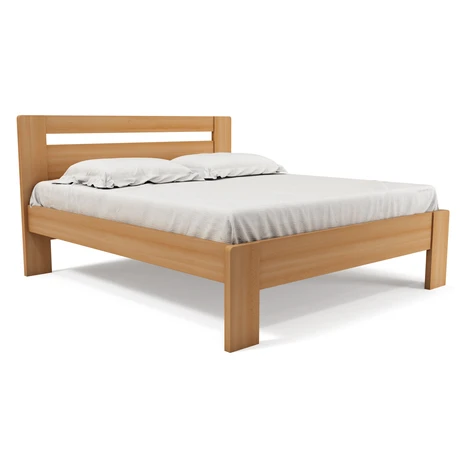 TEXPOL Manželská masívna posteľ REBEKA Veľkosť: 200 x 180 cm, Materiál: BUK prírodný