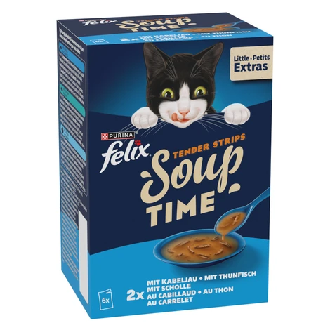 Výhodné balenie Felix Soup Filet polievky 12 x 48 g - lahodný výber z rýb