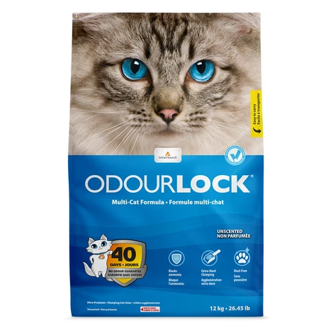 ODOURLOCK podstielka pre mačky bez parfumácie - 12 kg