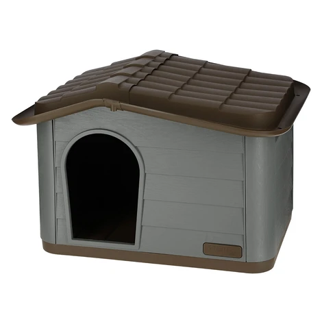 Kerbl Paola Eco domček pre mačky - modrá/šedá: d 60 x š 51 x v 41 cm
