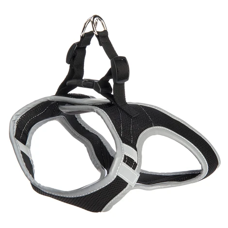 Zooplus Exclusive mäkký postroj pre psov Feel Free, čierny - veľ. M: 42 - 46 cm obvod hrudníka