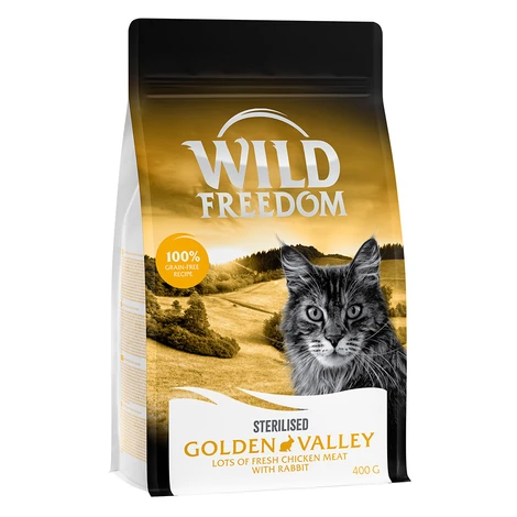 Wild Freedom Adult "Golden Valley" Sterilised králičie – bez obilnín - 400 g
