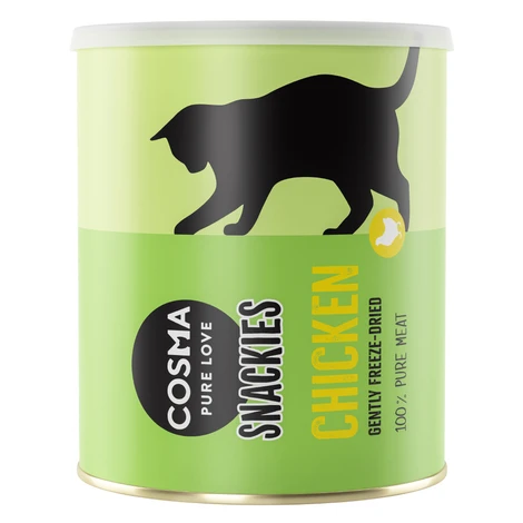 Cosma Snackies Maxi Tube - mrazom sušené maškrty pre mačky - kuracie 160 g