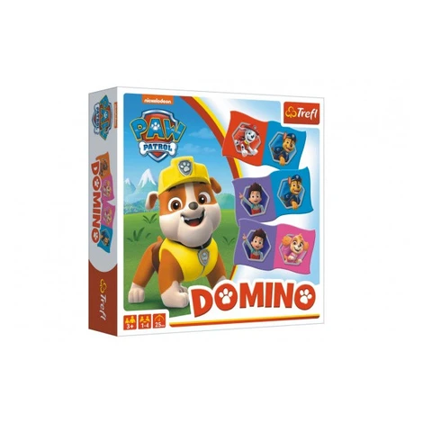 Trefl Domino papierové Paw Patrol / Tlapková patrola 28 kartičiek spoločenská hra v krabici