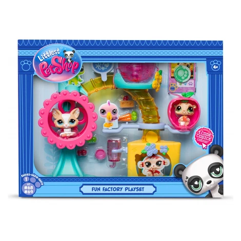 TM Toys Littlest Pet Shop: továreň zábavy s 2 figúrkami