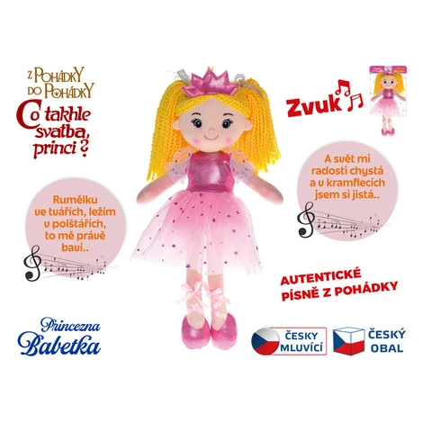 Bábika princezná Babetka 35cm slovensky spievajúca Wiky