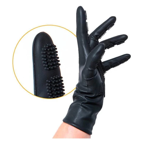 Sibel Gloves Reuseable Gloves Comb in Silicone (0970010) - znovu použiteľné rukavice s hrebienko