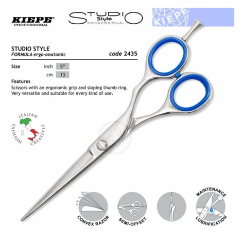 ​KIEPE TWO STARS Studio style 2435 - profesionálne kadernícke nožnice VÝPREDAJ: Studio style 243