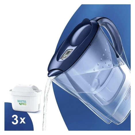 Brita Marella modrá filtračná kanvica 2,4 l + 3 ks filtra Maxtra Pro Pure Performance