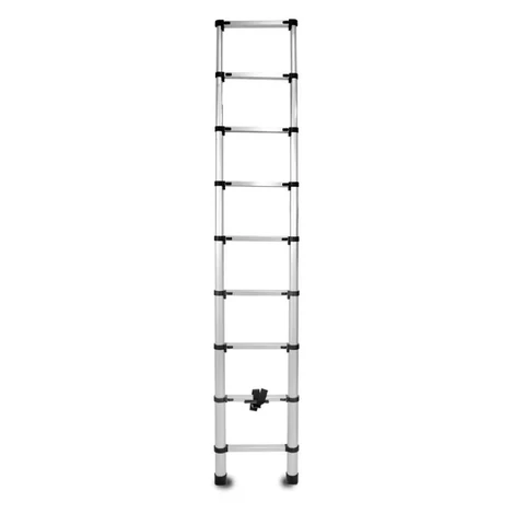 Teleskopický hliníkový rebrík 9 stupňov - 2,6 m