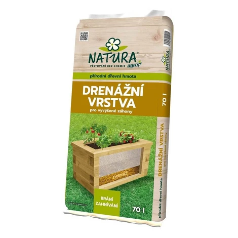 Agro NATURA Drenážna vrstva na vyvýšené záhony 70l Agro CS