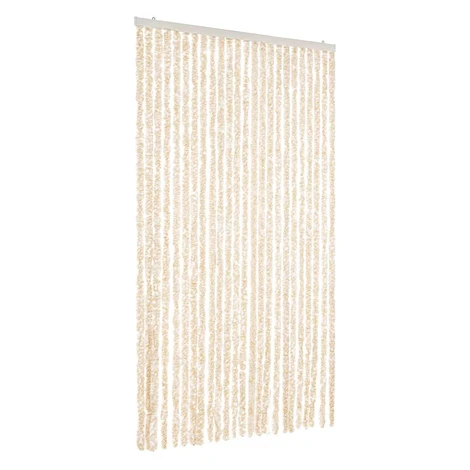 vidaXL Záves proti hmyzu béžový a biely 100x230 cm ženilka