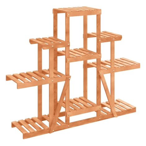 vidaXL Stojan na kvetiny 110x25x96 cm masívna jedľa