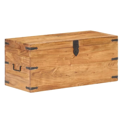 vidaXL Truhlica 90x40x40 cm, akáciový masív