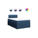 vidaXL Boxspring posteľ s matracom modrá 120x190 cm látka