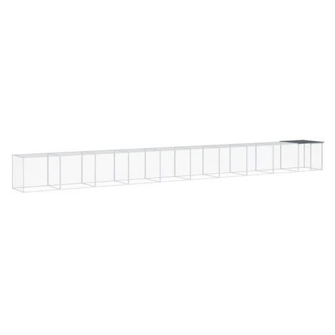 vidaXL Klietka pre kurčatá strecha antracitová 1003x98x90 cm poz. oceľ