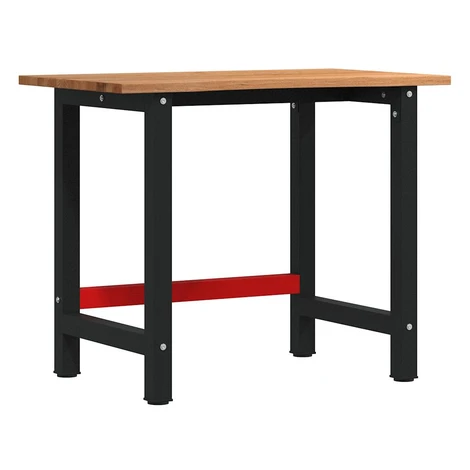 vidaXL Pracovný stôl Svetlohnedý 100x60x81,5 cm Dub z masívneho dreva