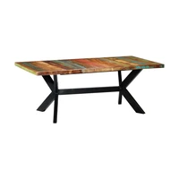 vidaXL Jedálenský stôl 200x100x75 cm, recyklovaný masív