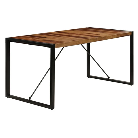 vidaXL Jedálenský stôl 160x80x75 cm, drevený masív akácia