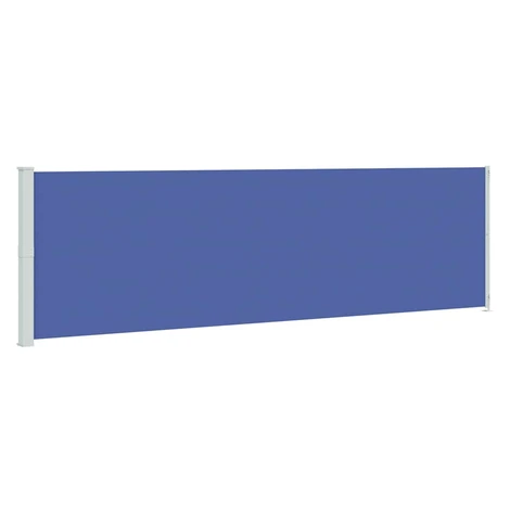 vidaXL Zaťahovacia bočná markíza na terasu 180x600 cm modrá