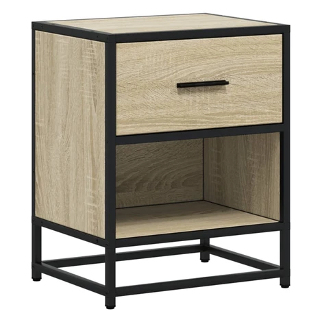 vidaXL Nočný stolík dub sonoma 40x31x50 cm kompozitné drevo