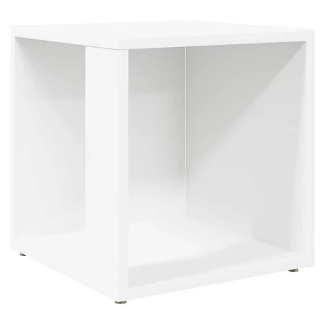 vidaXL Príručný stolík biely 33x33x34,5 cm kompozitné drevo