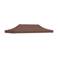 vidaXL Strecha na párty stan 6x3 m, hnedá 270 g/m²