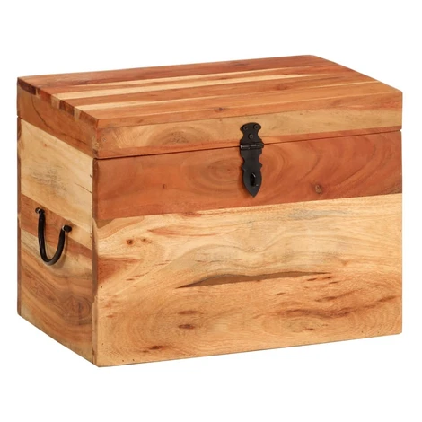 vidaXL Úložný box 39x28x31 cm akáciový masív