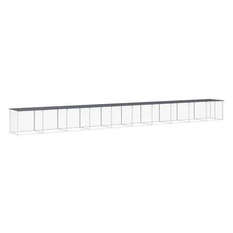 vidaXL Klietka pre kurčatá strecha antracitová 1003x98x90 cm poz. oceľ