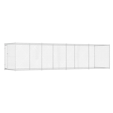 vidaXL Vonkajšia voliéra pre psy 760x192x185 cm