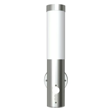 vidaXL Vonkajšia nástenná lampa so snímačom pohybu, nehrdzavejúca oceľ