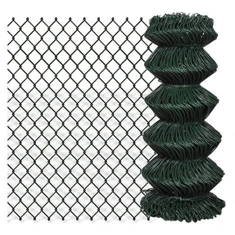 vidaXL Drôtené pletivo, oceľ 0,8x25 m, zelené