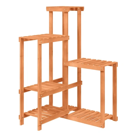vidaXL Stojan na kvetiny 62,5x61,5x101,5 cm masívna jedľa