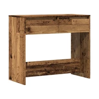 vidaXL Konzolový stolík staré drevo 89x41x76,5 cm kompozitné drevo