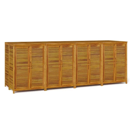 vidaXL Záhradný úložný box 280x87x104 cm masívne akáciové drevo