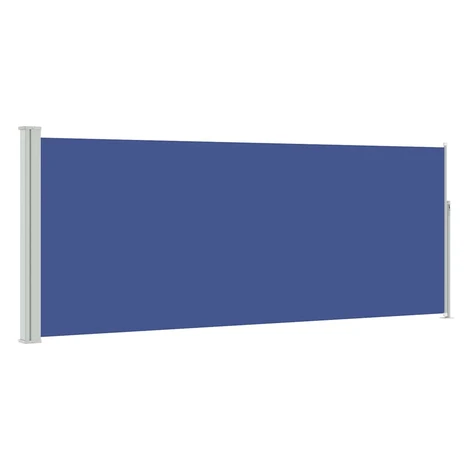 vidaXL Zaťahovacia bočná markíza 117x314 cm modrá