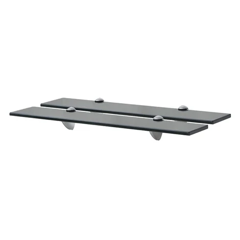 vidaXL Nástenná polička 2 ks sklo 60x20 cm 8 mm