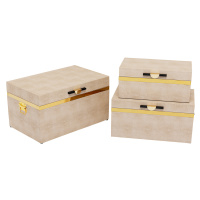 Classy set boxov béžový
